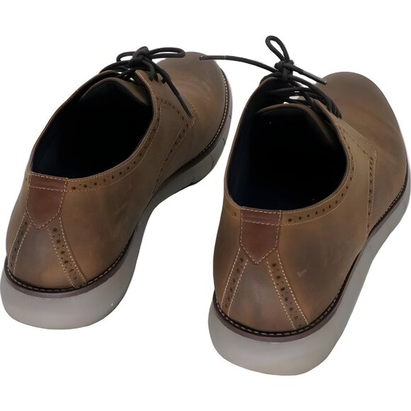 Johnston Murphy Milson Brown Plain Toe Oxford Casual Shoes Men's US 12M - Picture 3 of 6